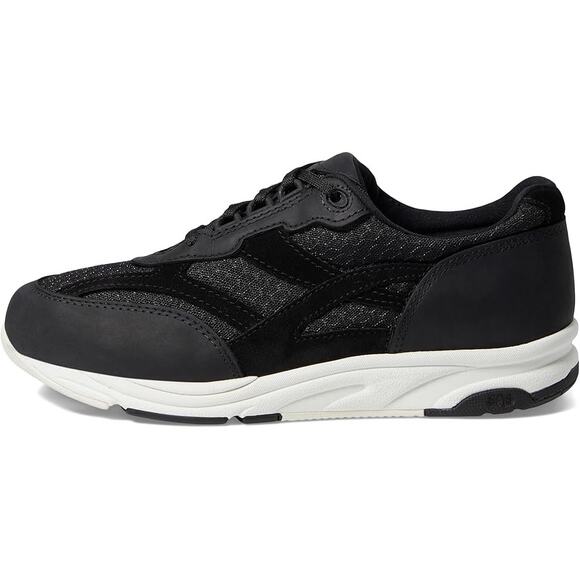 SAS Womens Tour Mesh Comfort Walking Sneaker US 8 WW EU 38.5 Black Leather NIB - Picture 2 of 12
